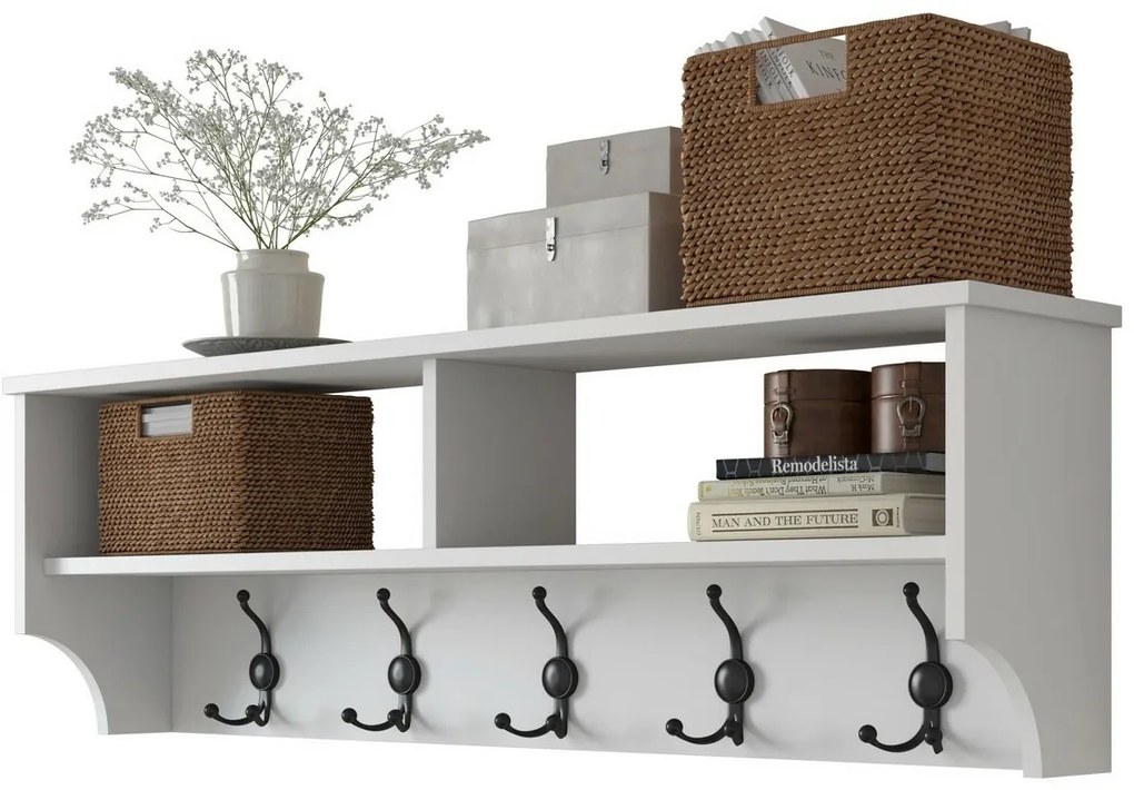 Nástenný vešiak Polo White