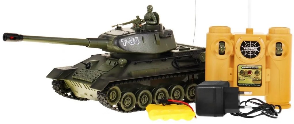 RAMIZ Tank model T-34 1:28 RC - zelený