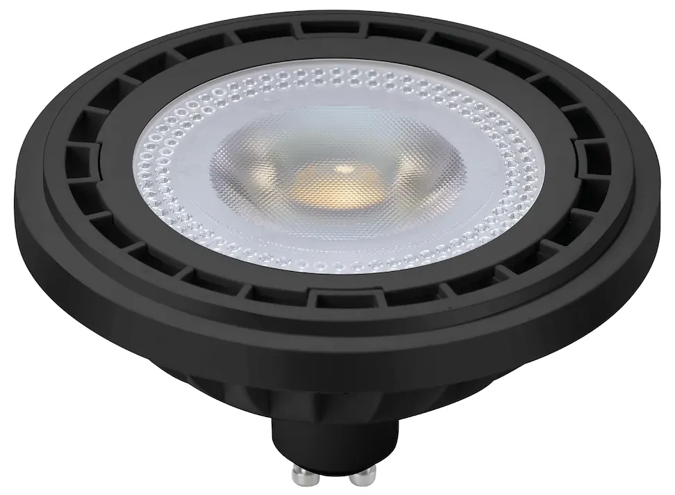 Halogénová LED žiarovka GU10 teplá 3000k 6w 510 lm čierna