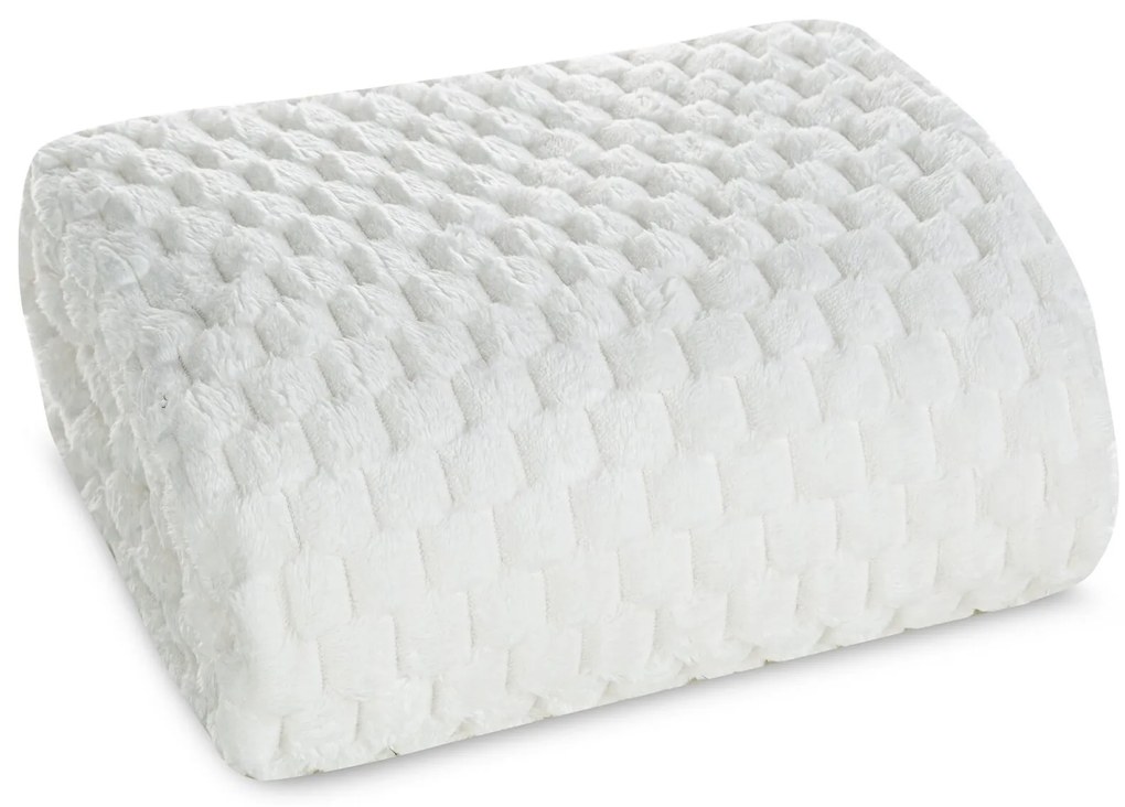 DEKA Z MIKROFLANELU CINDY6 70X160 CM BIELA