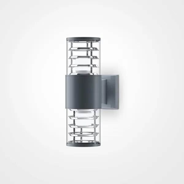 Maytoni O576WL-02GR - Vonkajšie nástenné svietidlo BRONX 2xE27/60W/230V IP54 antr