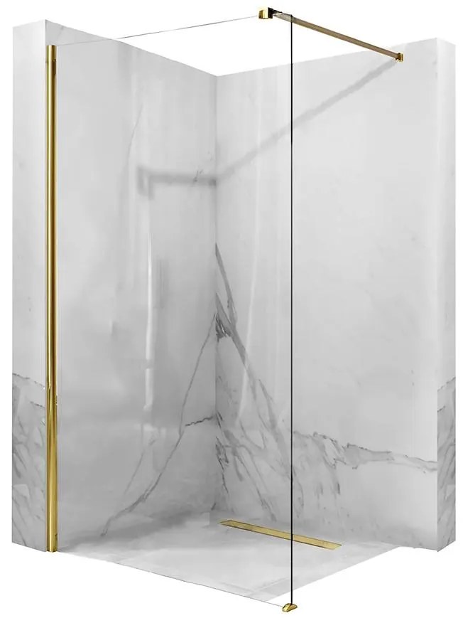 Sprchová stena Walk-In Aero Gold 90x195