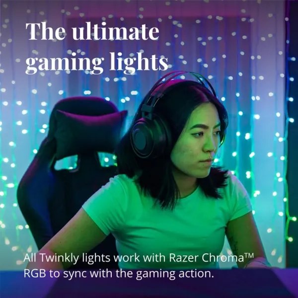 Twinkly TWW210SPP-TEU - LED RGB Vonkajší vianočný záves 210xLED 6,1m IP44 Wi-Fi