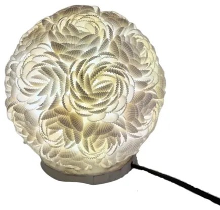 Boho lampa Morské mušle RUŽE Ø15