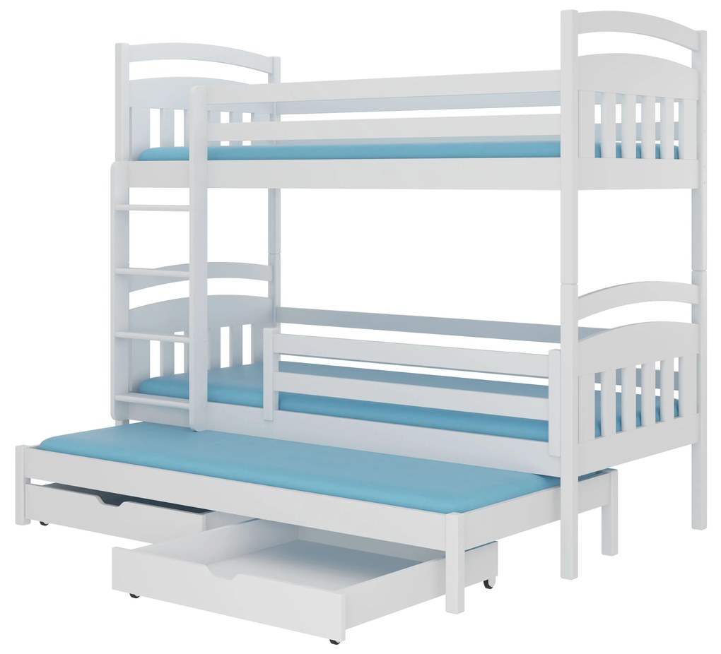 Poschodová detská posteľ 180x80 cm. Vlastná spoľahlivá doprava až k Vám domov. 1052264