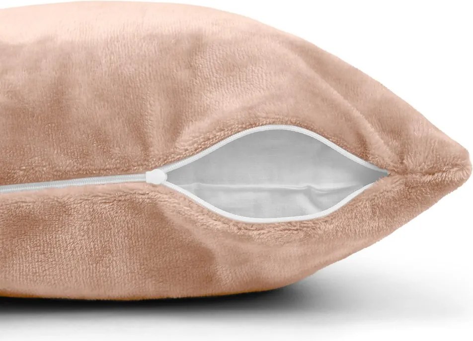 Polášek Poťah na vankúš z mikroplyšu - Čokoládová | 70 x 90 cm