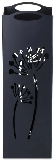 Kovový stojan na dáždniky INDUSTRIAL 60x21 cm čierna