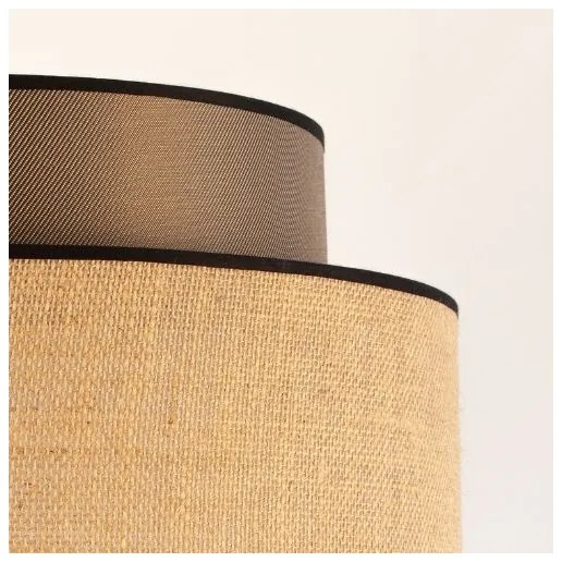 Luster na lanku BOHO 1xE27/60W/230V pr. 40 cm hnedá/béžová