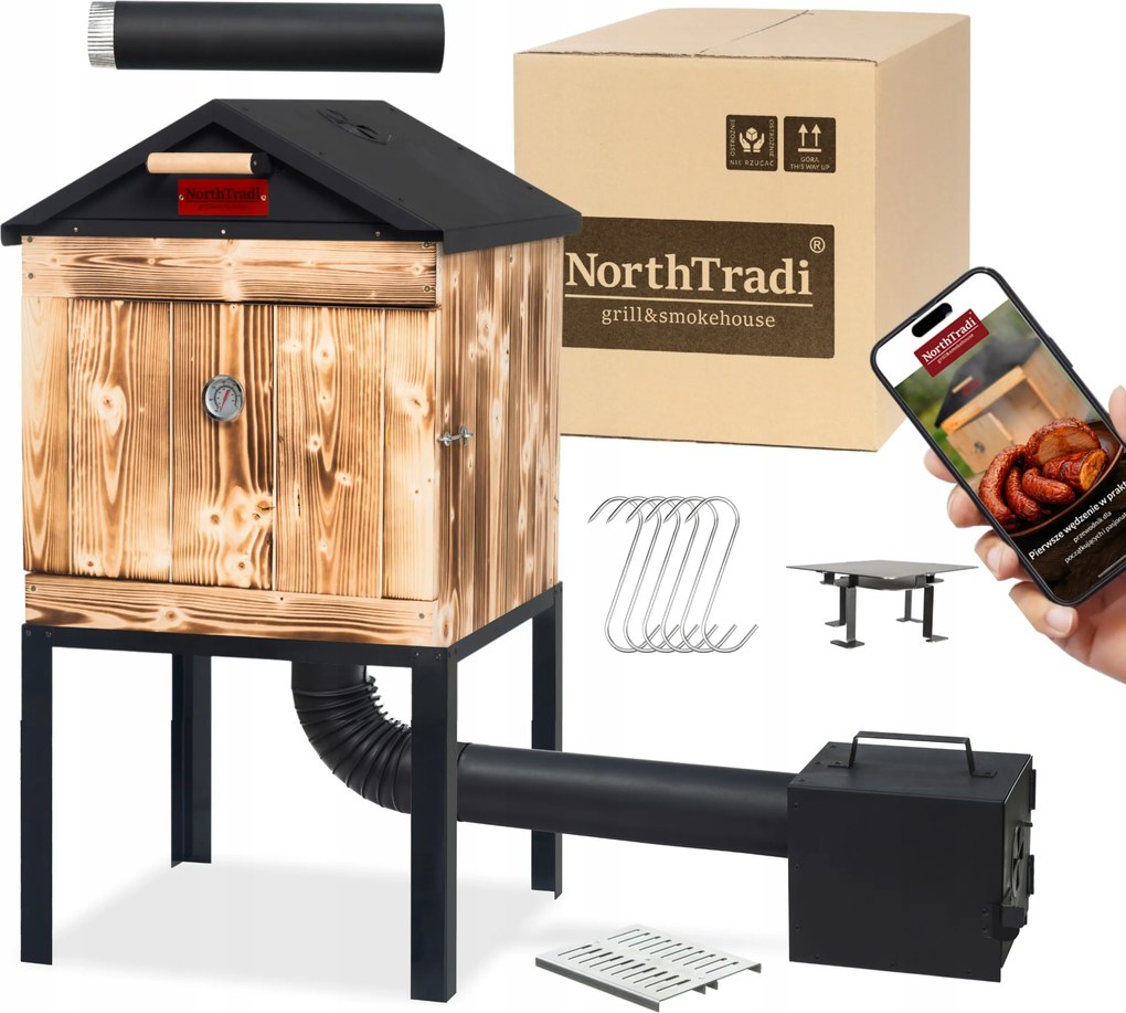 TRENDIE Udiareň drevená s kovovou strechou