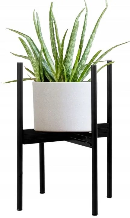 Tutumi, kovový stojan pre kvetináče 30x27 cm TSHP20201, čierna, HOM-05501