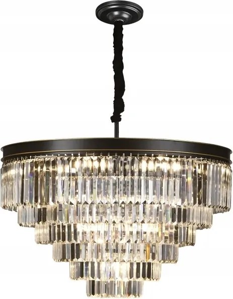 Krištáľová závesná lampa Monk 33291/37