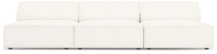 Krémová pohovka z textílie buklé 240 cm Jodie – Micadoni Home