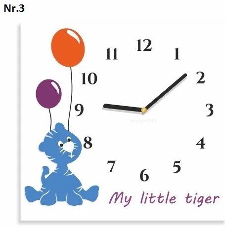 Detské hodiny My Little Tiger Modrá