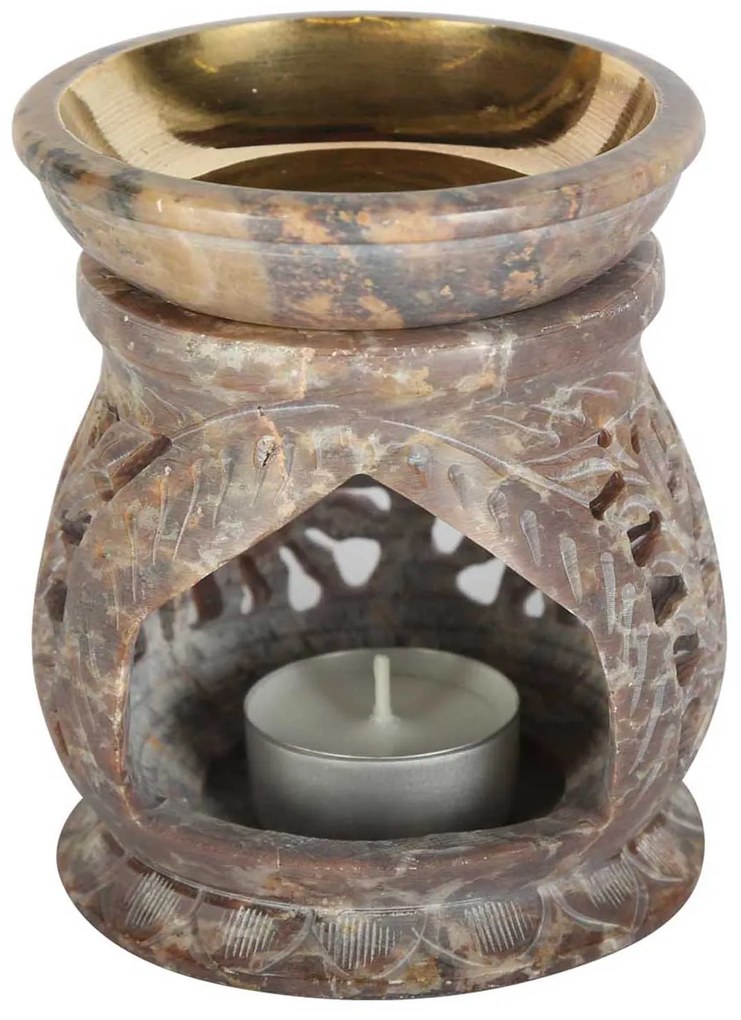 Orientálna vonná lampa Namaste - hnedá