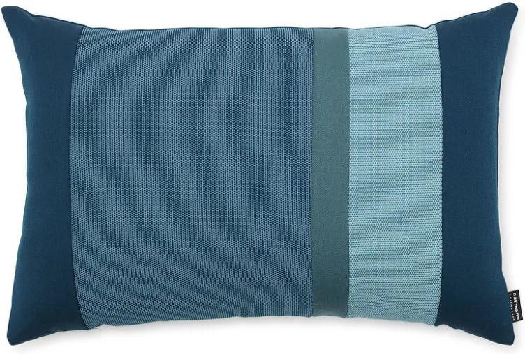 Normann Copenhagen Vankúš Line Cushion, turquoise 60x40