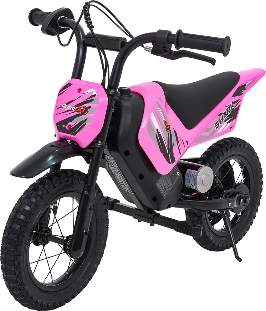 Ramiz Detský elektrický motocykel SHARK ružový