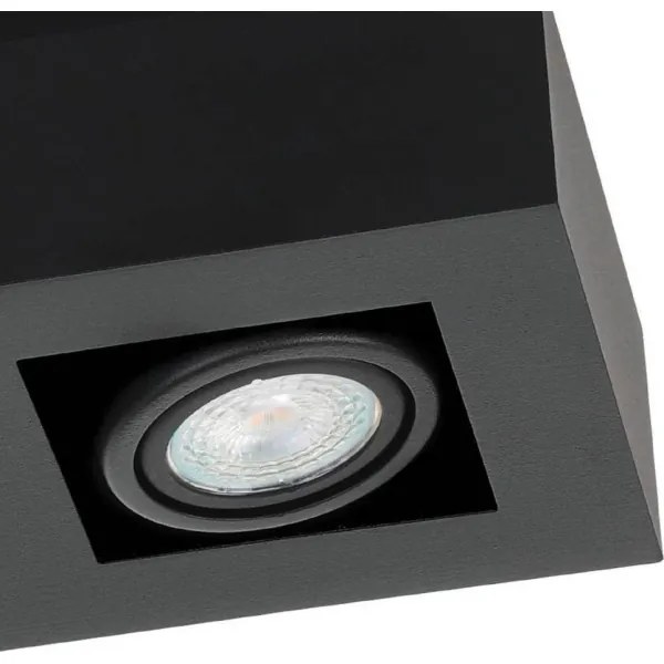 Eglo 31064 - LED bodové svietidlo MENDOZA 3xLED/4,7W/230V 3000K čierna