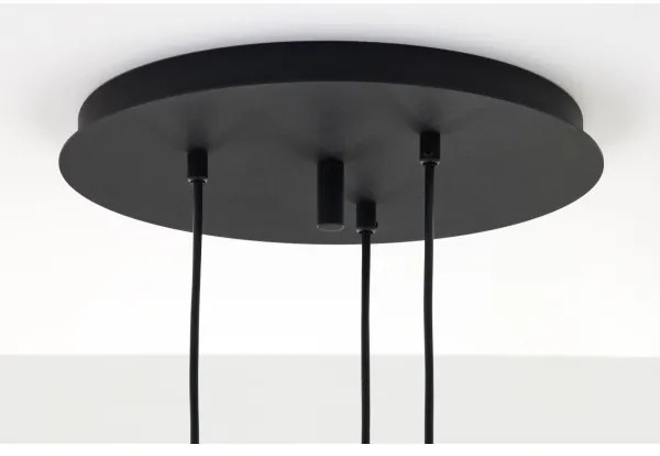 Jupiter 2016 - Luster na lanku ALAS 3xGU10/10W/230V zlatá/čierna