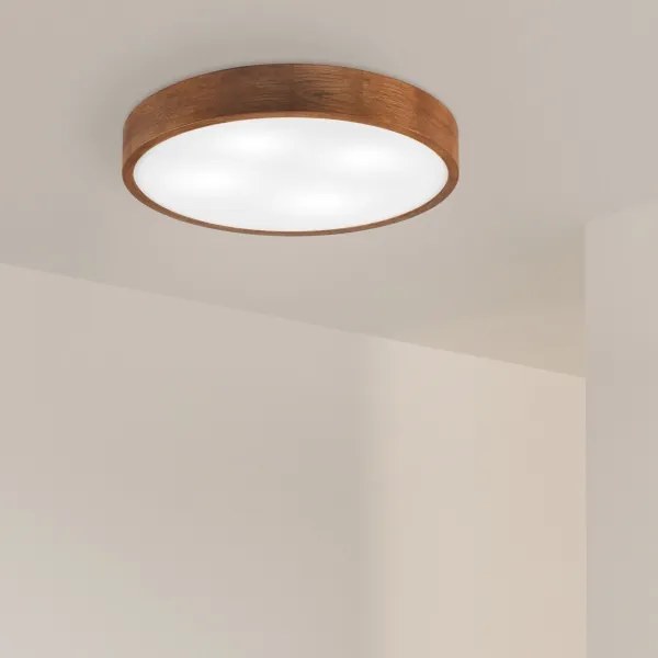 Brilagi - LED stropné svietidlo CARVALHO 4xE27/60W/230V dub čerešňa pr. 57,5 cm