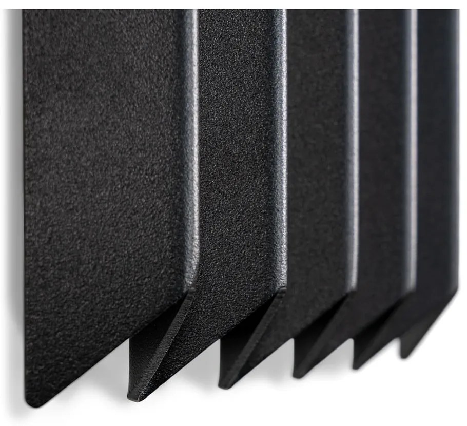 Čierny kovový nástenný vešiak 21 cm Sensu – Spinder Design