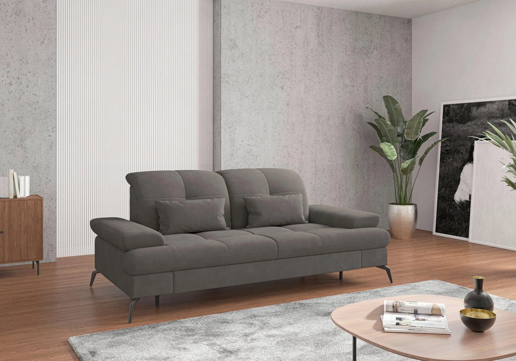 XXXLutz 2,5-MIESTNA POHOVKA, textil, grafitová Sit & More - Sedačky - 000144009026