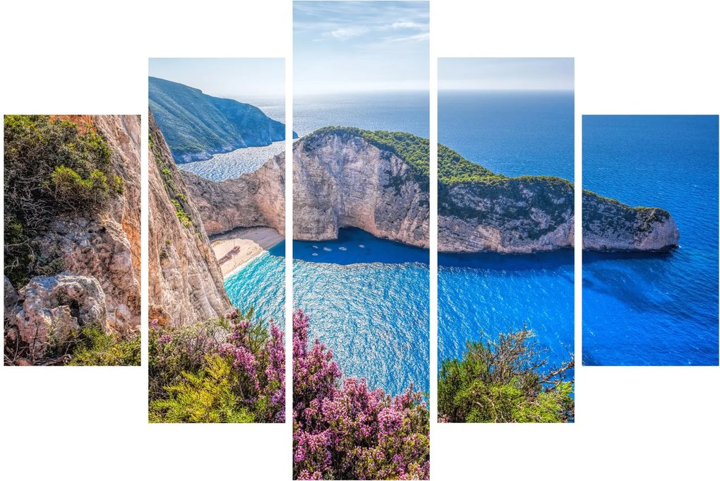 Obraz - Pláž Navagio, Grécko (150x105 cm)