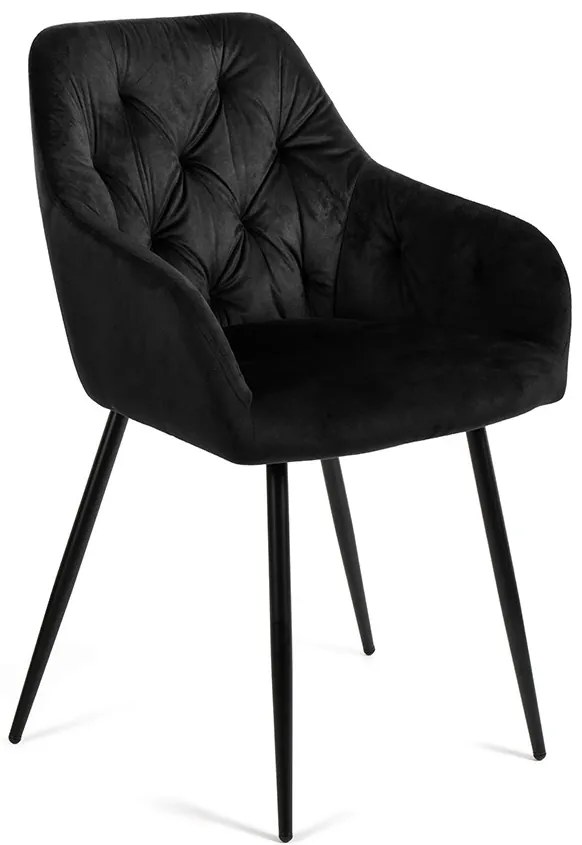 Noela Zamatová jedálenská stolička SIENA čierna