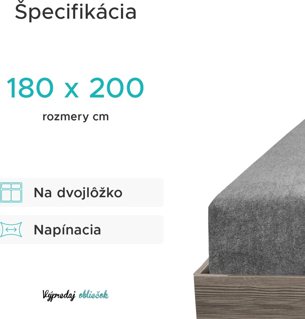 Froté plachta EXCLUSIVE svetlohnedá 180x200 cm