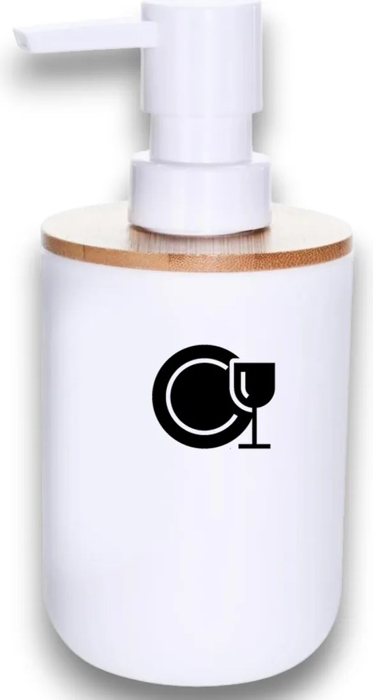 Označto Štítok/nálepka do kúpeľne Jar - obrázok Farba písma: Strieborná