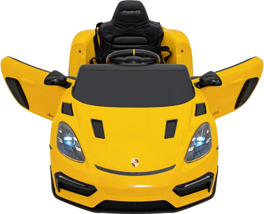 Ramiz Detské autíčko Porsche Spyder RS 718, žlté športové