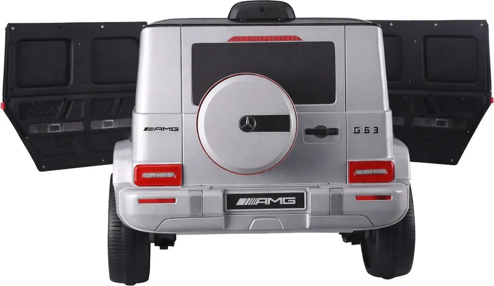 LEAN CARS Elektrické autíčko Mercedes G63 S306-1 strieborné
