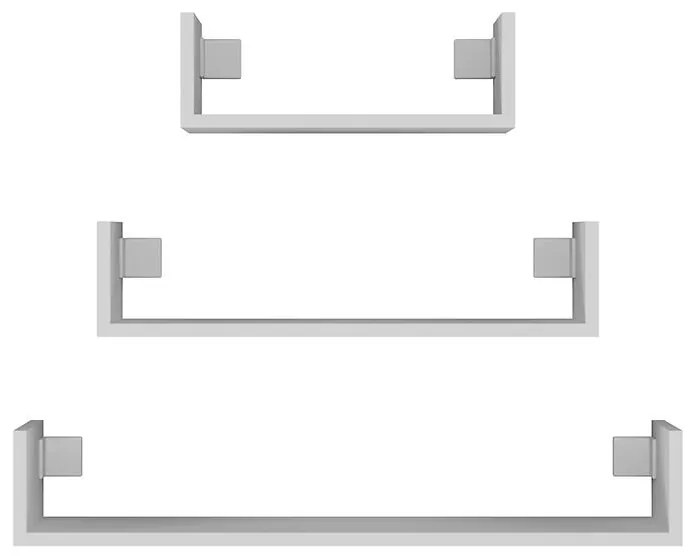 Polička Mobi 3p Biela