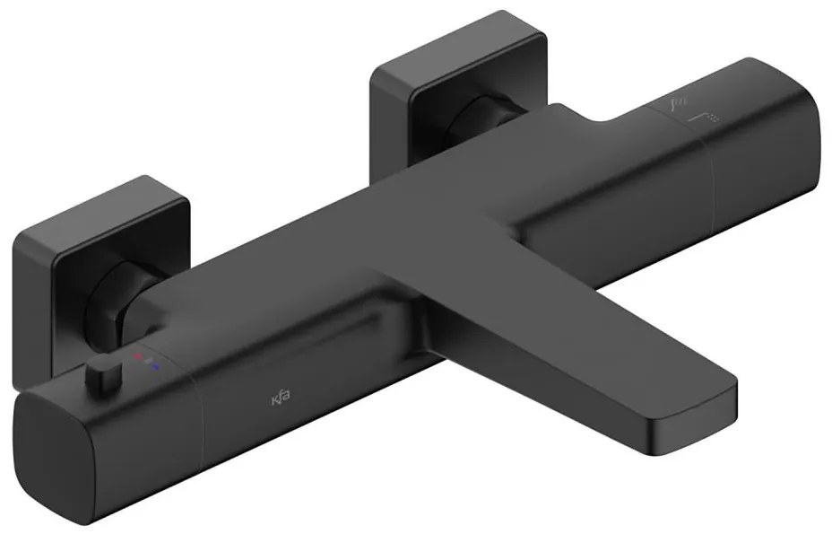 KFA Armatura 5754-010-81 - Termostatická vaňová batéria MALAGA čierna