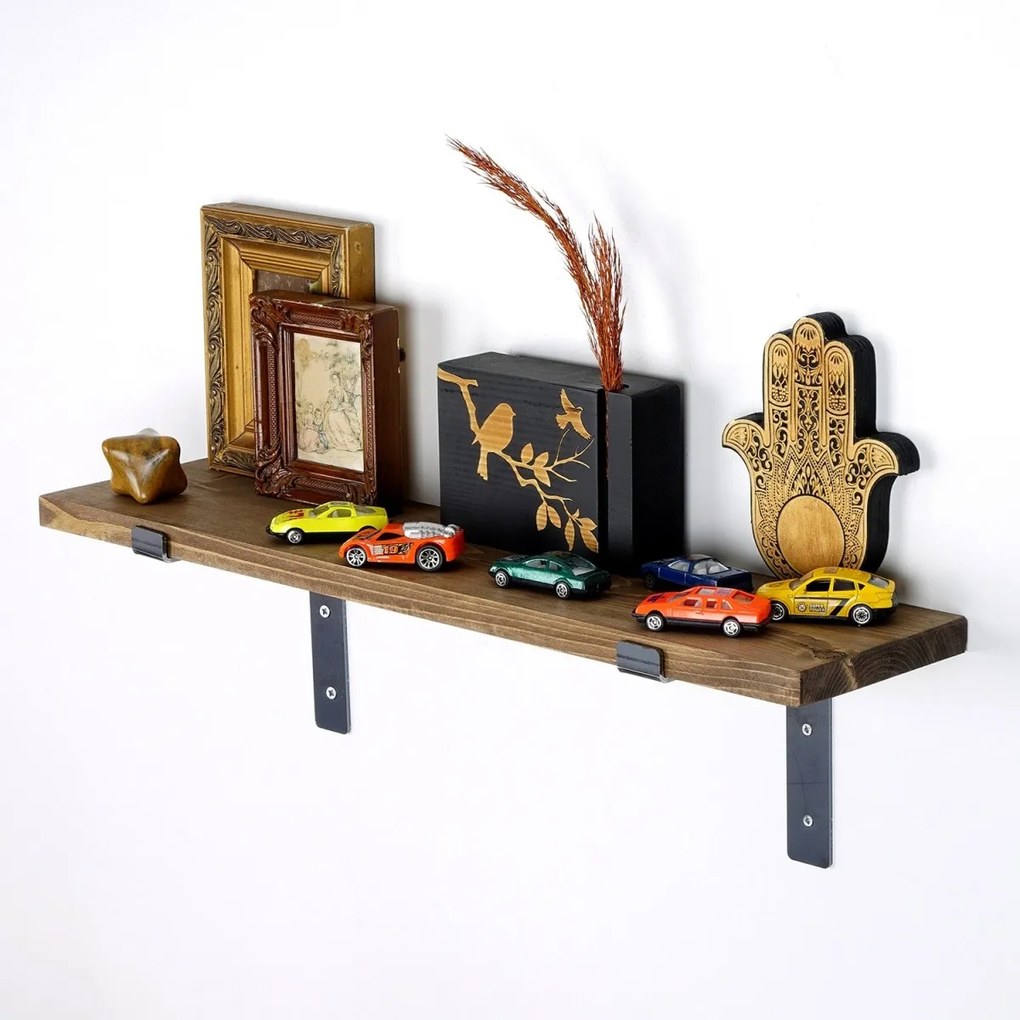 Nástenná polica LAM 60 cm orech