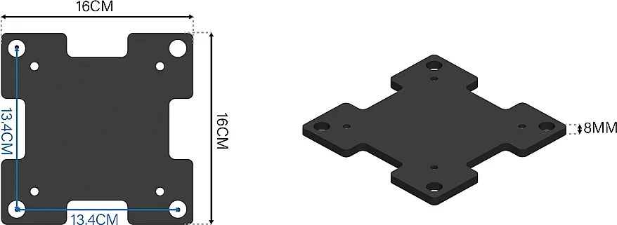 DEOKORK Záhradná hliníková pergola do steny 6x4 m (antracit)