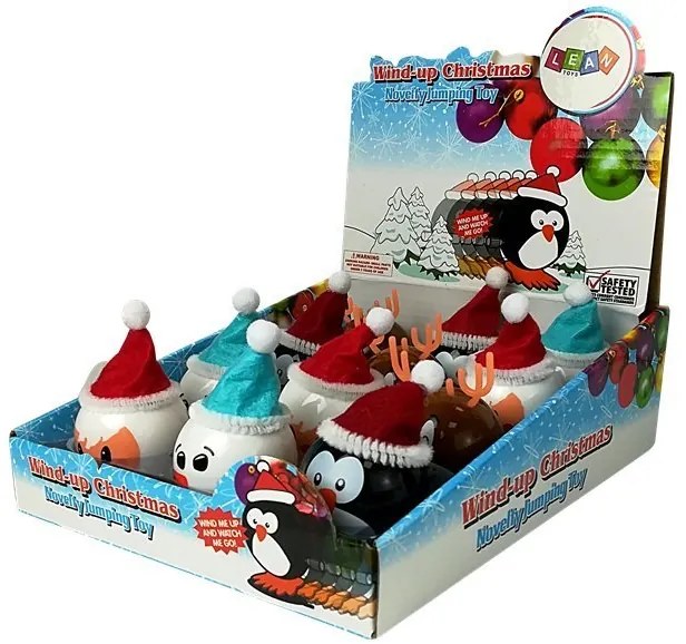 LEAN TOYS Súprava naťahovacích vianočných hračiek