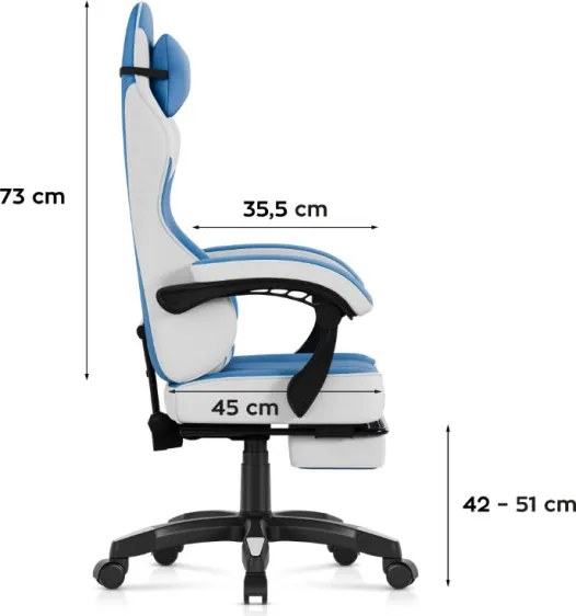 Herná stolička Force 3.7 Blue