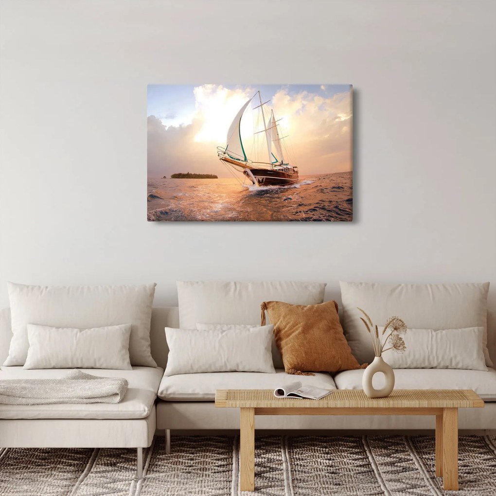 Obraz jachty (90x60 cm)
