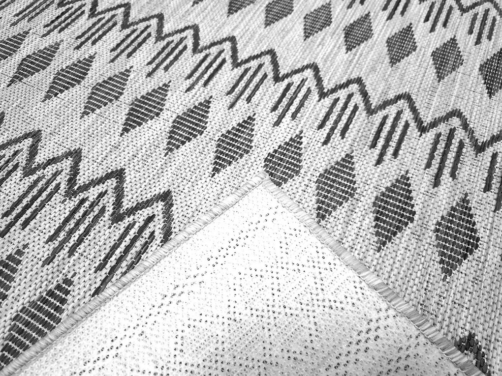 BE Koberec Eqos 0002 GREY – sivý obdĺžnikový Rozmer: 120x180 cm