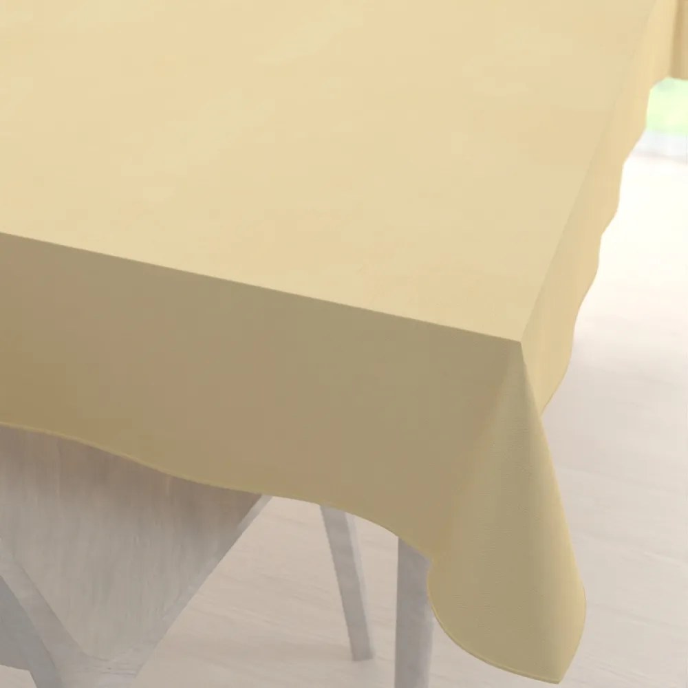 Biante Teflónový obdĺžnikový obrus TF-018 Svetlo žltý 50x100 cm