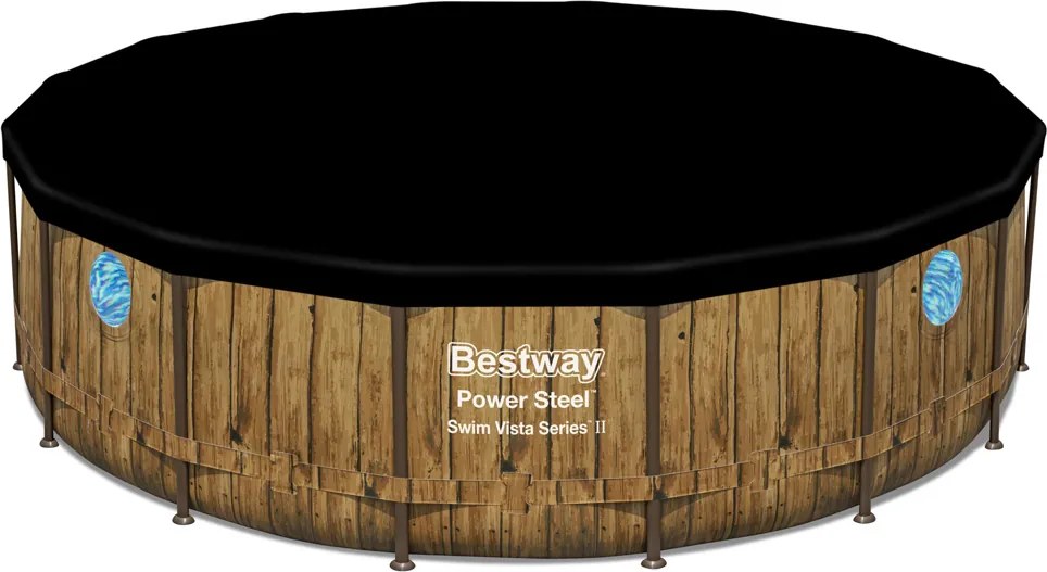 Bazén Bestway Frame Wood 488x122 11v1 56725