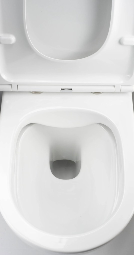 Deante Závesný WC komplet bez okraja Round - CGRD6ZPW, vrátane SoftClose sedadla