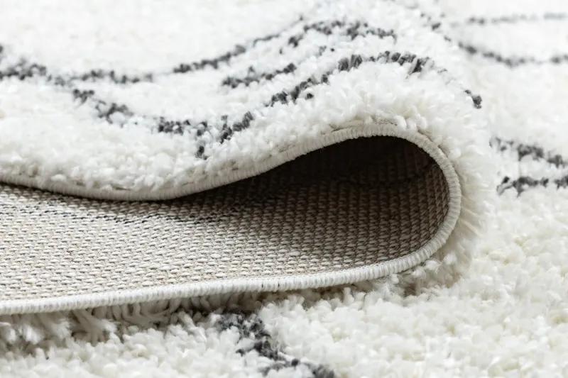 styldomova Krémový berber koberec so strapcami Unio 3374
