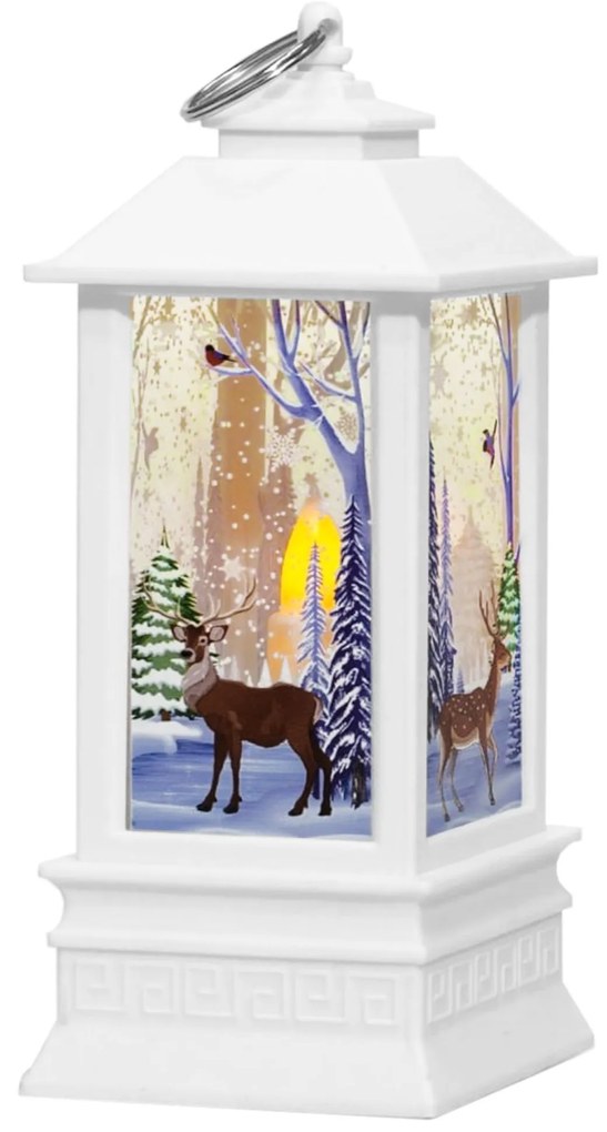 Tutumi Tutumi, LED vianočný lampáš 20x8 cm XB-001, biela, CHR-06606