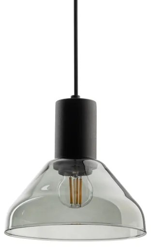 Luster na lanku do 3-fáz. lištov. systému NEO 1xE27/15W/230V čierna/dymová čierna