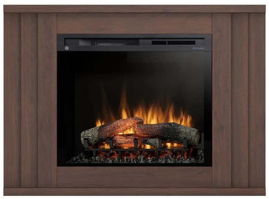 Elektrický krb Paria 28 tmavý dub