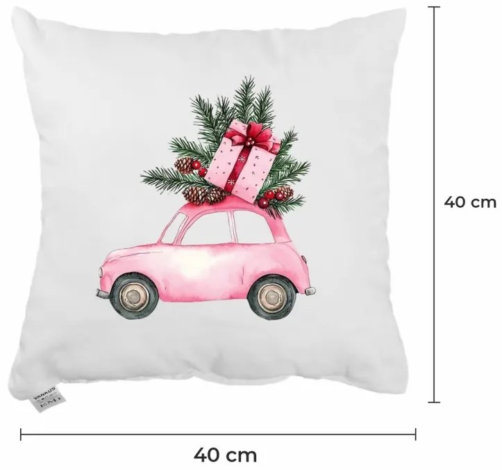 Vianočný vankúš Candycar 40x40 cm EMI