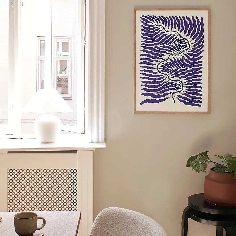 The Poster Club Plagát Little Blue by Linnéa Andersson 30x40 cm