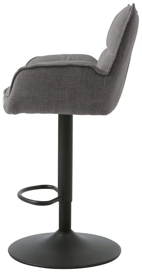 Sivé barové stoličky s nastaviteľnou výškou v súprave 2 ks Marilla – Unique Furniture