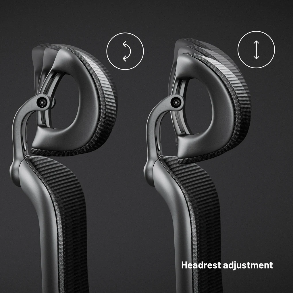Ergonomická kancelárska stolička Diablo V-Light, čierna